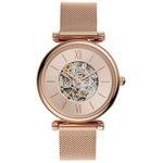 montre automatique femme fossil carlie