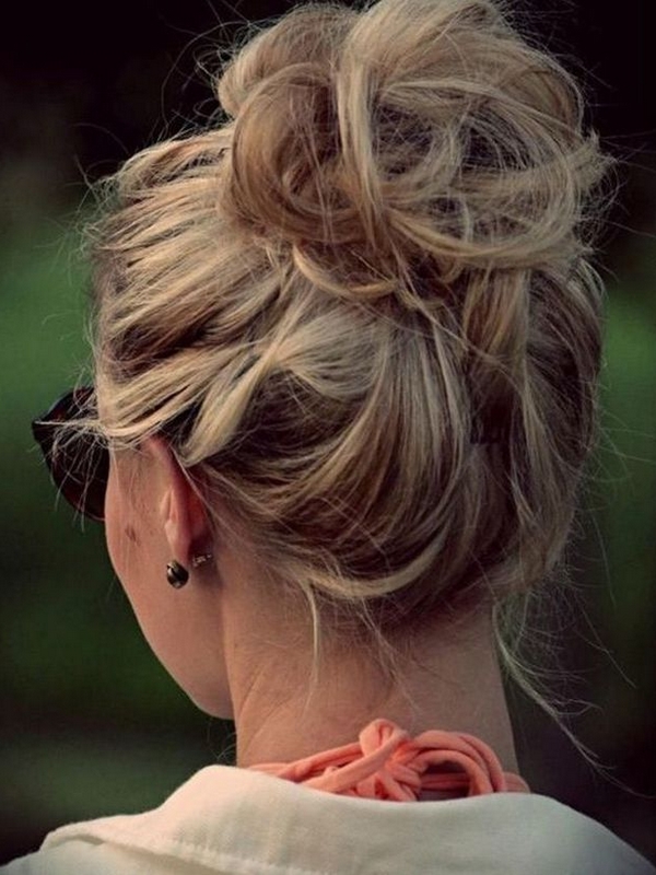 tuto chignon flou